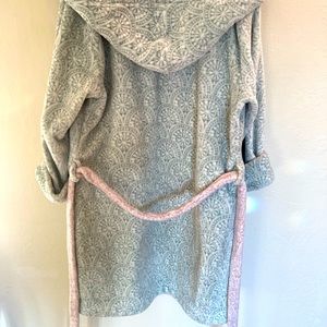 World Market Plush Robe w/ Hood